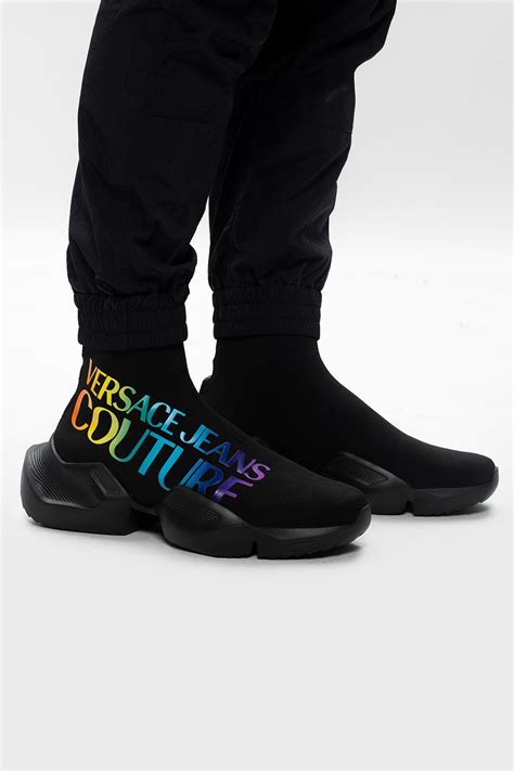 versace jeans couture sock sneakers